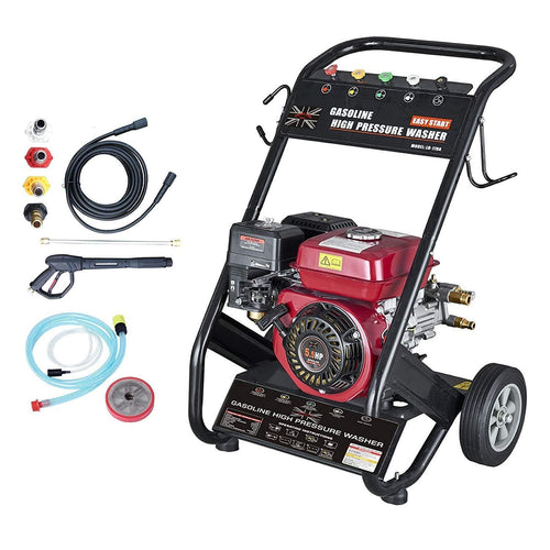 Dirty Pro Tools Heavy Duty 170 BAR 2500PSI Petrol Driven Pressure Power Jet Washer