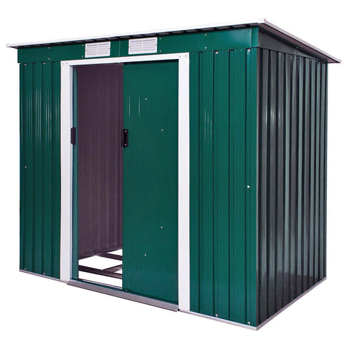 Metal Garden Shed 8 X 4 With Base