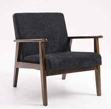 Load image into Gallery viewer, Scandinavian Design Accent Fabric Linen Tub Chair Armchair for Home Work Reception Retro