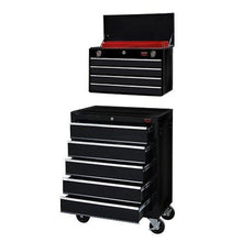 Load image into Gallery viewer, TOOL CHEST TOP CABINET 5 DRAWER AND 4 DRAWER TOP BOX AND ROLLCAB BOX US BALL BEARING SLIDES