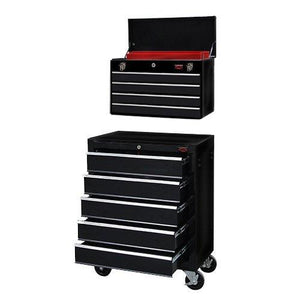 TOOL CHEST TOP CABINET 5 DRAWER AND 4 DRAWER TOP BOX AND ROLLCAB BOX US BALL BEARING SLIDES