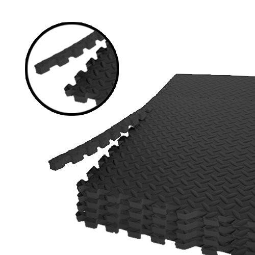 12 mm eva mats black