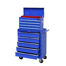 Load image into Gallery viewer, Tool Chest Top Cabinet 5 Drawer And 4 Drawer Top Box And Rollcab Box US Ball Bearing Slides