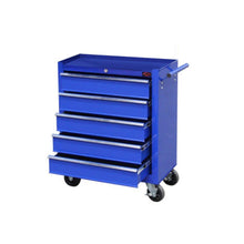 Load image into Gallery viewer, Large 5 Drawer Rollcab Garage Professional Tool Chest Box With US Ball Bearing Slides Drawers