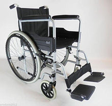 Load image into Gallery viewer, Luxury Lightweight Folding Self Propelled Wheelchair Removable Footrests Puncture Proof With Armrest And Portable