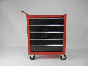 Roll Cabinet 5 Large Drawers Rollcab Garage Tool Chest Box Ball Bearing Slides Drawers