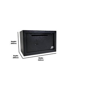 Under Counter Front Top Cash Deposit Safe Cash Safe Cash Box