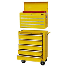 Load image into Gallery viewer, Tool Chest Top Cabinet 5 Drawer And 4 Drawer Top Box And Rollcab Box US Ball Bearing Slides