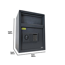 Load image into Gallery viewer, Large Cash Cashier Deposit Safe Drop Safe Box Under Counter Safe Cash Safe Cash Box