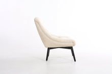 Load image into Gallery viewer, Designer Accent Curved Fabric Linen Tub Chair Armchair for Living Room Dining Reception