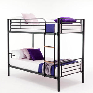 Single Sleeper Bunk Bed Metal Single Twin 2 Children's Bunk Bed