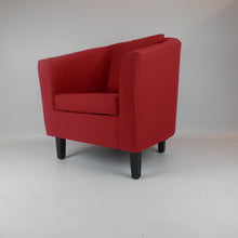 Load image into Gallery viewer, Linen Fabric Tub Chair Armchair for Living Room Dining Office Reception Faux