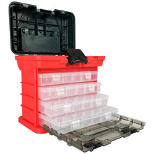 Load image into Gallery viewer, Utility DIY Storage Tool Box Carry Case 4 Drawers &amp; Organiser Dividers