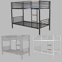 Load image into Gallery viewer, Single Sleeper Bunk Bed Metal Single Twin 2 Children&#39;s Bunk Bed