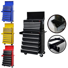 Load image into Gallery viewer, X Large Tool Chest Top Cabinet Top Box And Rollcab Box With Drawer Divider