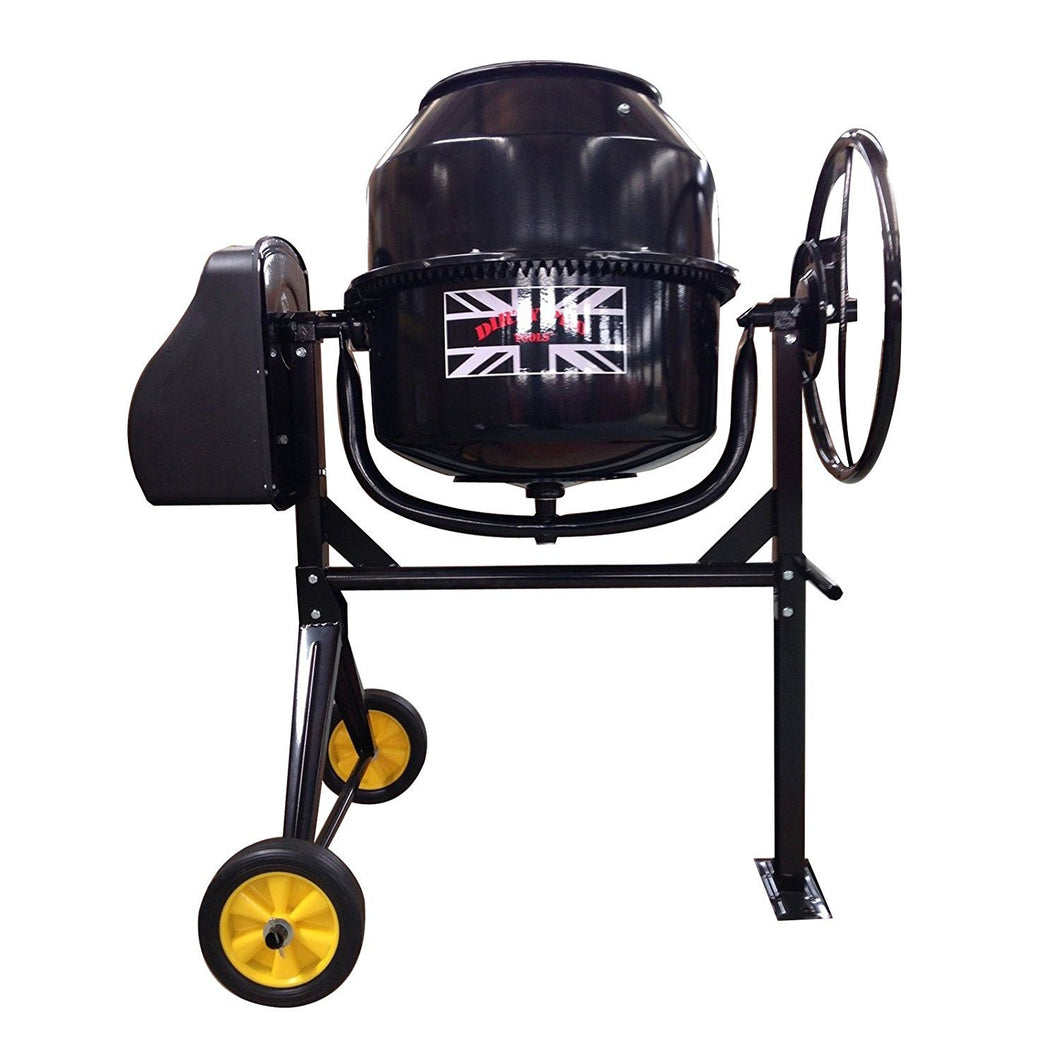 Large Professional Cement Mixer 140 Litres 240V 550W Portable Concrete Cement Mixer 140l