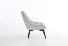 Load image into Gallery viewer, Designer Accent Curved Fabric Linen Tub Chair Armchair for Living Room Dining Reception