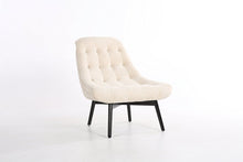 Load image into Gallery viewer, Designer Accent Curved Fabric Linen Tub Chair Armchair for Living Room Dining Reception