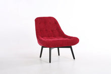 Load image into Gallery viewer, Designer Accent Curved Fabric Linen Tub Chair Armchair for Living Room Dining Reception