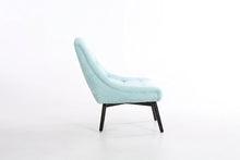 Load image into Gallery viewer, Designer Accent Curved Fabric Linen Tub Chair Armchair for Living Room Dining Reception