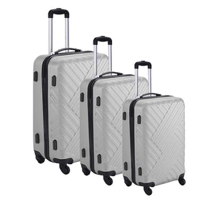 Set of 3 Suitcase Luggage with 4 Wheels - 4 Colours