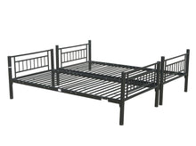 Load image into Gallery viewer, Single Sleeper Bunk Bed Metal Single Twin 2 Children&#39;s Bunk Bed