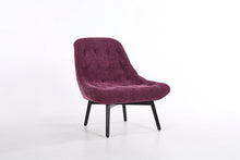 Load image into Gallery viewer, Designer Accent Curved Fabric Linen Tub Chair Armchair for Living Room Dining Reception