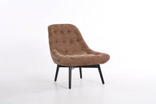 Load image into Gallery viewer, Designer Accent Curved Fabric Linen Tub Chair Armchair for Living Room Dining Reception