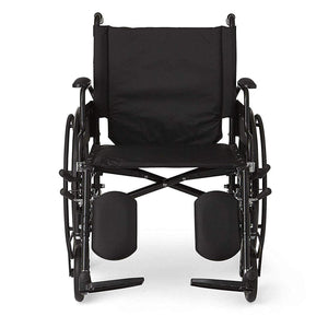 Extra Wide Seat 24" Wide Wheelchair Folding Self Propelled Puncture Proof With MAG Wheel 50 stone limit