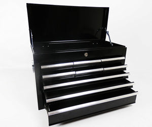 Large Lightweight 9 Drawer Tool Chest With Key Lock And US Ball Bearing Slides Drawers