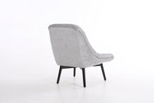 Load image into Gallery viewer, Designer Accent Curved Fabric Linen Tub Chair Armchair for Living Room Dining Reception