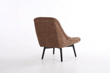 Load image into Gallery viewer, Designer Accent Curved Fabric Linen Tub Chair Armchair for Living Room Dining Reception