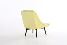 Load image into Gallery viewer, Designer Accent Curved Fabric Linen Tub Chair Armchair for Living Room Dining Reception