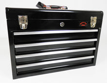 Load image into Gallery viewer, Large 4 Drawer Tool Box Lightweight Chest With Key Lock And US Ball Bearing Slides Drawers Portable With Drawer Divider