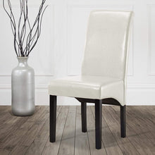 Load image into Gallery viewer, 2 x Faux Leather Dining Chair High back for Living Room Office Reception