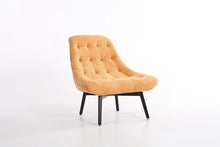 Load image into Gallery viewer, Designer Accent Curved Fabric Linen Tub Chair Armchair for Living Room Dining Reception