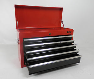 Large Lightweight 9 Drawer Tool Chest With Key Lock And US Ball Bearing Slides Drawers