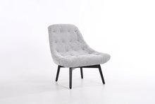 Load image into Gallery viewer, Designer Accent Curved Fabric Linen Tub Chair Armchair for Living Room Dining Reception