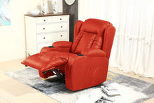 Load image into Gallery viewer, D PRO T 10 IN 1 WINGED LEATHER RECLINER CHAIR ROCKING MASSAGE SWIVEL HEATED GAMING ARMCHAIR