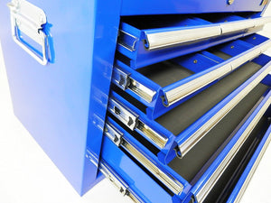 Large Lightweight 9 Drawer Tool Chest With Key Lock And US Ball Bearing Slides Drawers