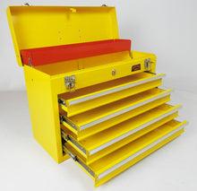 Load image into Gallery viewer, Large 4 Drawer Tool Box Lightweight Chest With Key Lock And US Ball Bearing Slides Drawers Portable With Drawer Divider