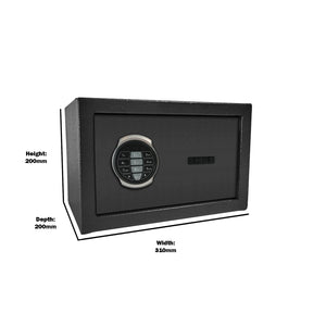 High Security Electronic Digital Safe Steel Safe Home - 8.5 Litres Larger Than Standard Safes